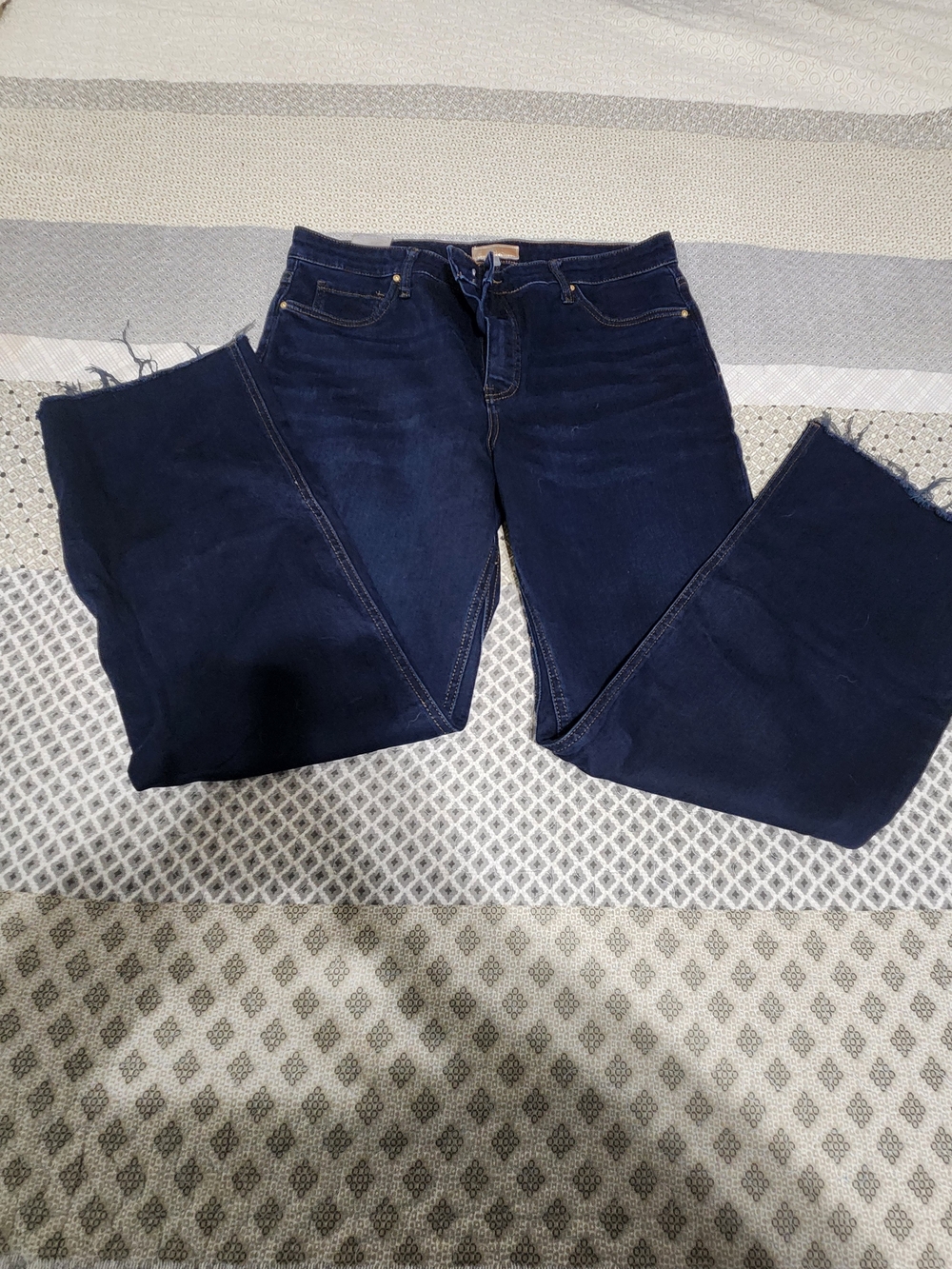 Kut from the Kloth Women's Dark Indigo Wide Leg Jeans